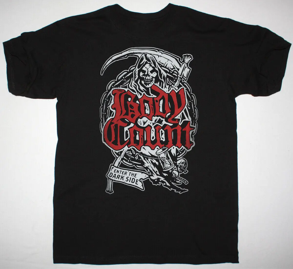 Vtg BODY COUNT THE REAPER Cotton Black All Size For Men Shirt BL318