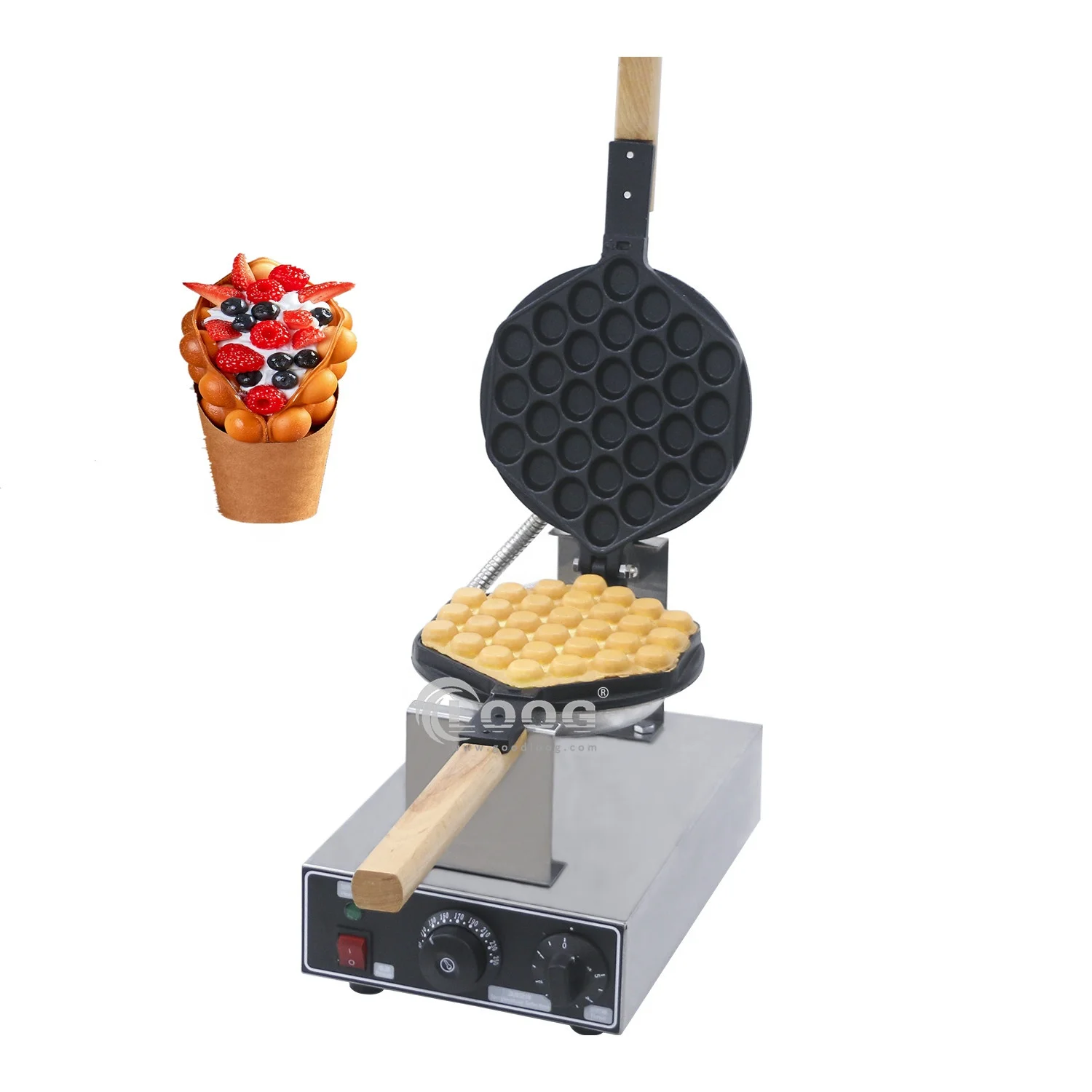 

Fast Food Kitchen Equipment 110V 220V Egg Puff Making Machine Commercial Egg Bubble Waffle