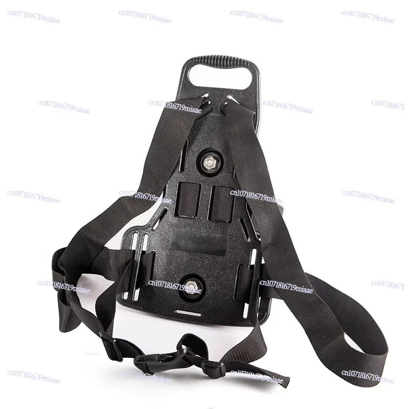 

Gas Cylinder Back Frame Gas Cylinder Bracket Diving Back Plate, Diving Supplies 12 Liters Oxygen Cylinder Back Support Aluminum