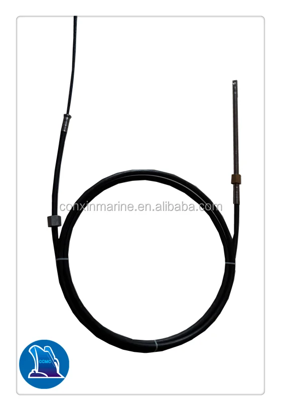Cabo de placa externa marinha de comprimento personalizado, motor mecânico, barco rotativo m66, cabo de direção
