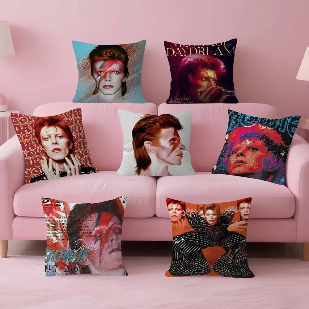 Musician D-David B-BowieS(11) Cushion Cover Pillowcase Uphol
