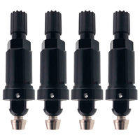 4pcs TPMS Car  Tire   Pressure  Sensor  Valve Stems Repair Kit For Tesla Black Tire Pressure Sensor Repair Replacement Accessory