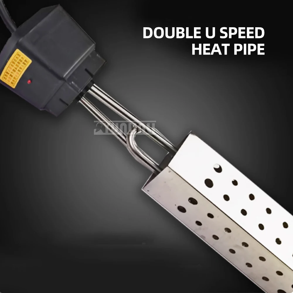 3500W High Power Hot Water Heating Rod Portable Instant Electric Heating Rod Stainless Steel Immersion Heater