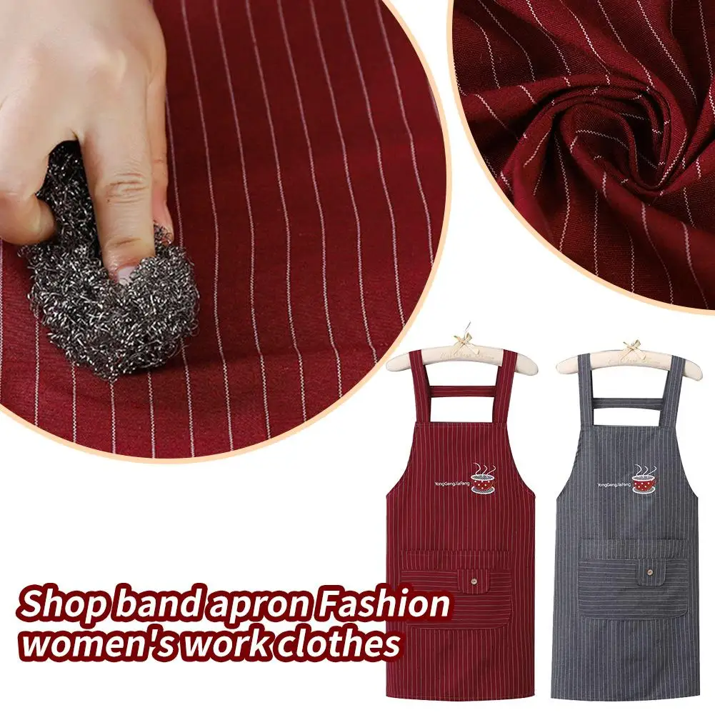 

Kitchen Household Cooking Apron Men Women Oil-Proof Accessories Waist Kitchen Overalls Coffee Waterproof Fashion Apron Adul O3M8