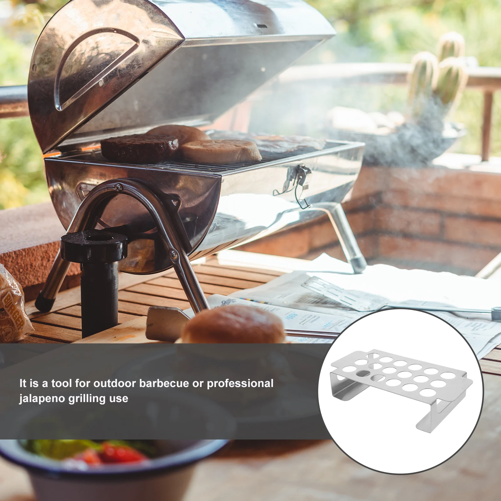 

Stainless Steel Bbq Chicken Wing Grilling Holder Drumstick Grill Shelf Barbecue Supplies Outdoor Camping Drumsticks Holder