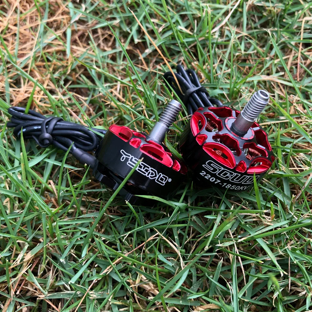 4Pcs Newest YSIDO SCUD 2207 1850KV 2550KV  3-6S Brushless Motor for Mark 4 FPV Racing Freestyle 5in 6in Drones