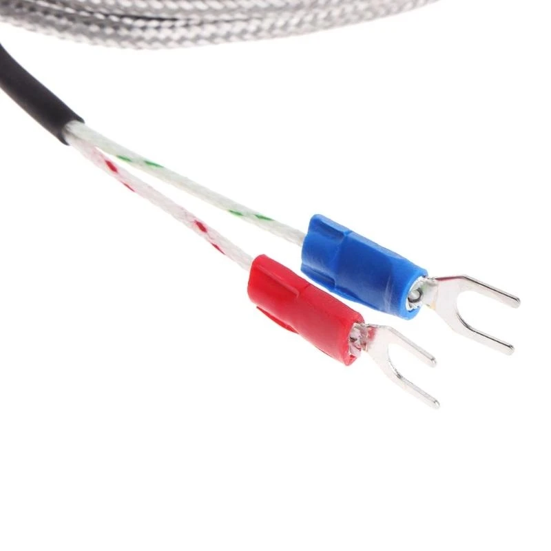 Sensore temperatura della termocoppia R1WA da 2m tipo K 0-600 ℃ 5*30 mm in acciaio inossidabile