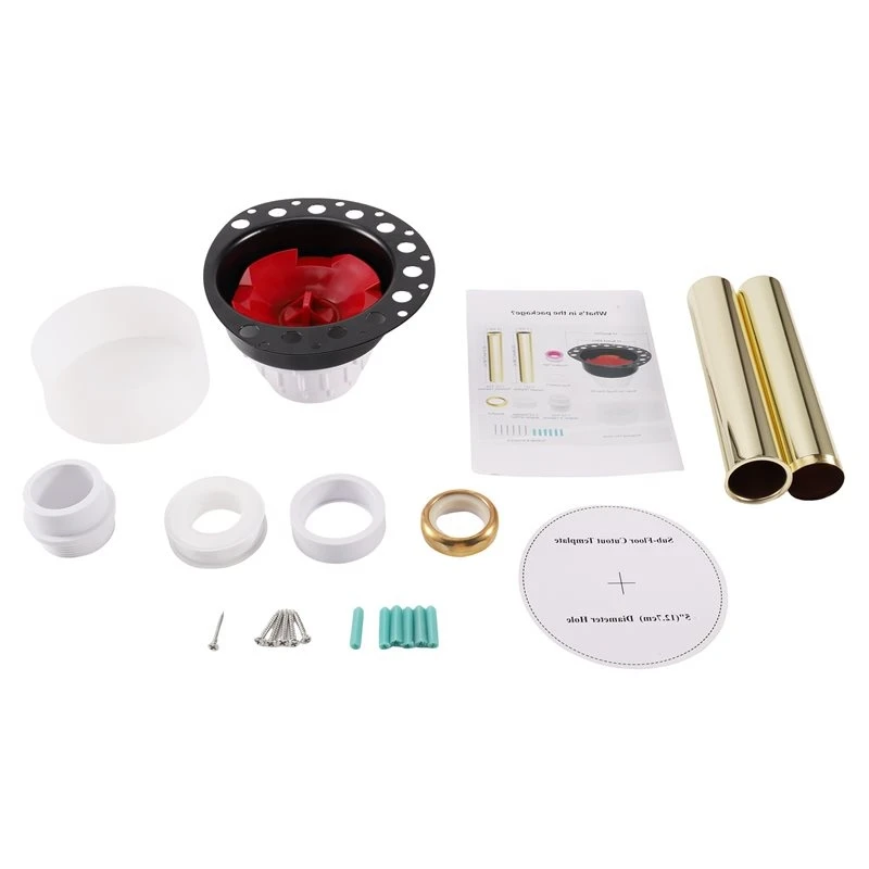 Cost Effective FR PVC Island Tub Drain Kit 30 PSI Test For Noncombustible Building Structures Fits 8-To 10-Inch Joists