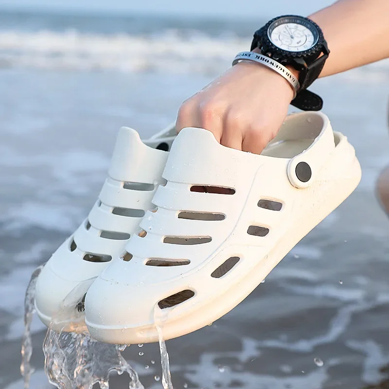 New Lovers Slippers Fashion Wade Sneakers Summer Hollow Out Leisure Sandals Comfort Non Slip Beach Slipper Quality Walking Shoes