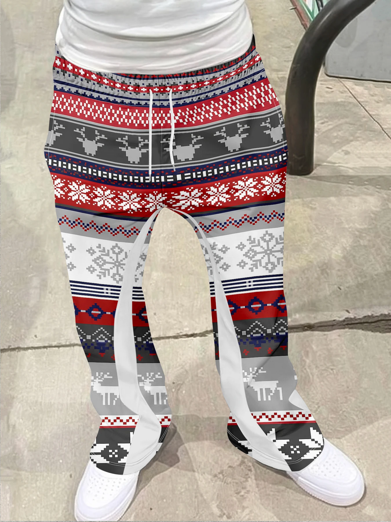 

Y2k расклешенные брюки мужские свободные брюки с 3D принтом повседневные спортивные штаны со средней талией спортивная женская одежда уличная одежда винтажные брюки в стиле хип-хоп