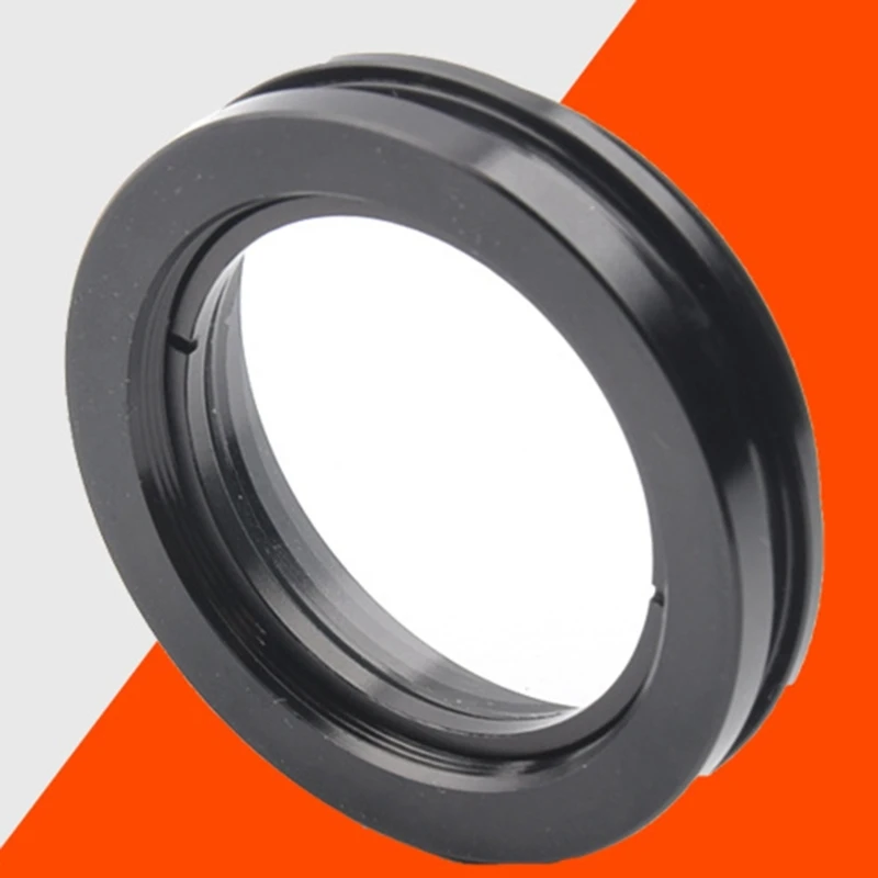 1X Auxiliary Objective Lens Barlow Lens Magnification Lens for Stereo Microscopes 48mm Inner Diameter Quality Plastics