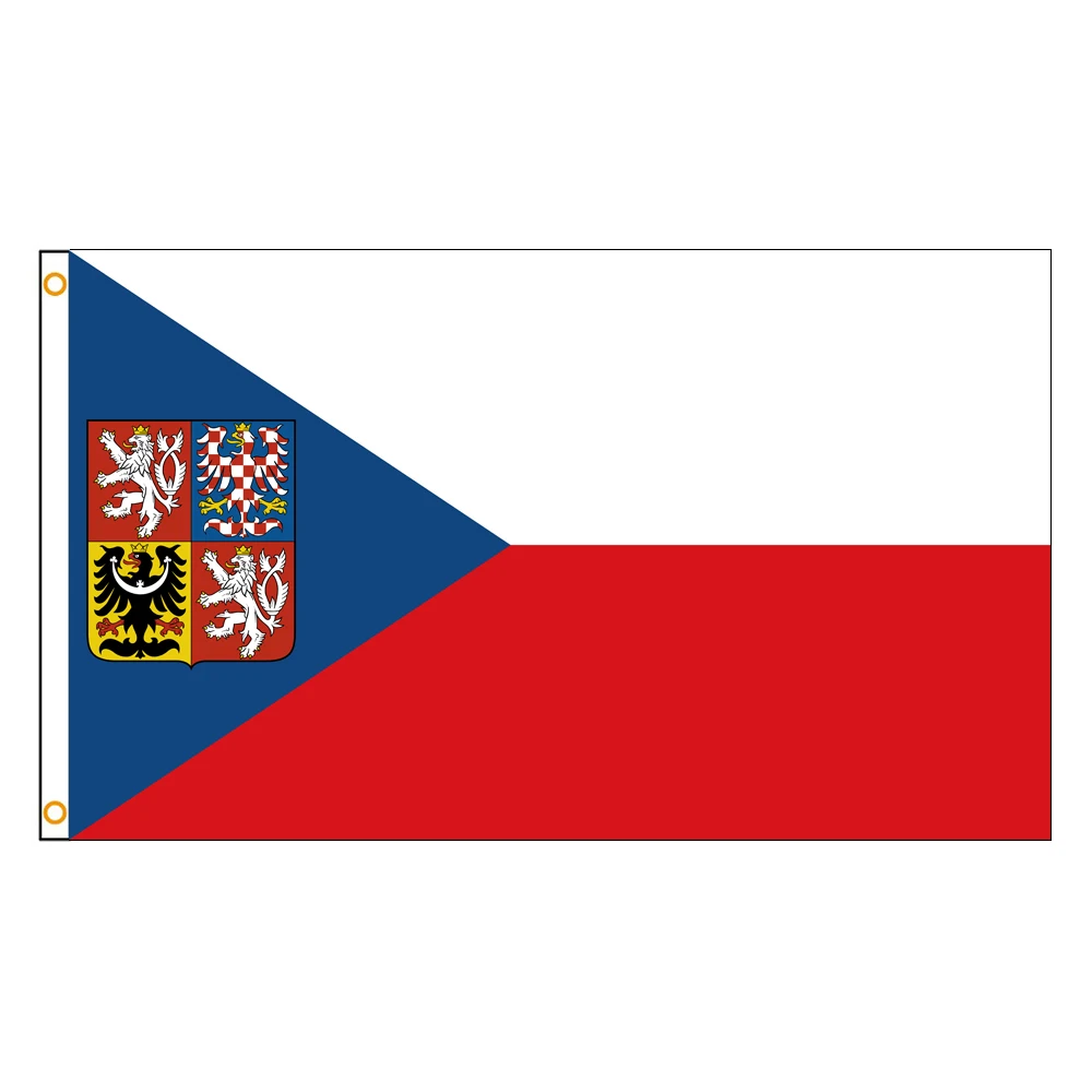 3×5 Ft Prague Praha Emblem Flag Polyester Printed Banner Tapestry For Decor
