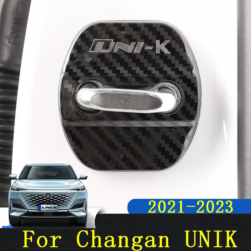 

Car Door Lock Buckle Latch Stop Anti Rust Door Lock cover Protect Buckle Cover For Changan UNI-K UNIK 2021-2023