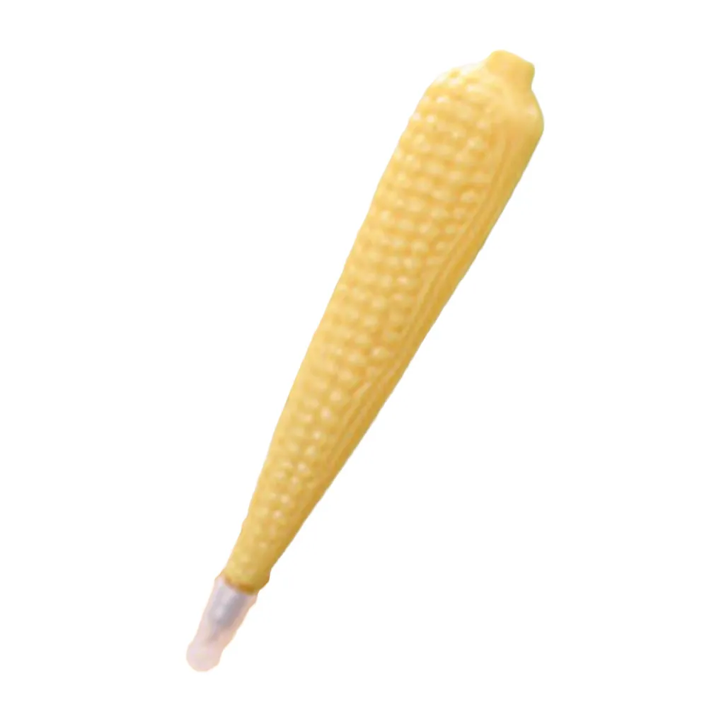 

1Pcs Vegetable Corn Shaped Ballpoint Pen Magnetic Refrigerator Blackboard Friendly Premium Material Non Slip Smooth Clear