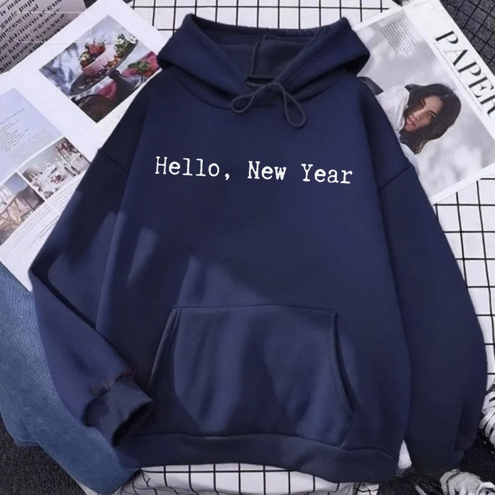 ミニマリスト新年クルーネックスウェットシャツ乾杯お祝いセーター内向的新年イブジャンパー冬休みトップスユニセックスプルオーバー