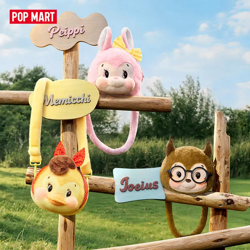 POP MART RiboDiary Forest Gathering Day Series Plush Mini Bag Genuine Blind Box Mystery Box Guess Bag Toy Doll Cute Anime Figure