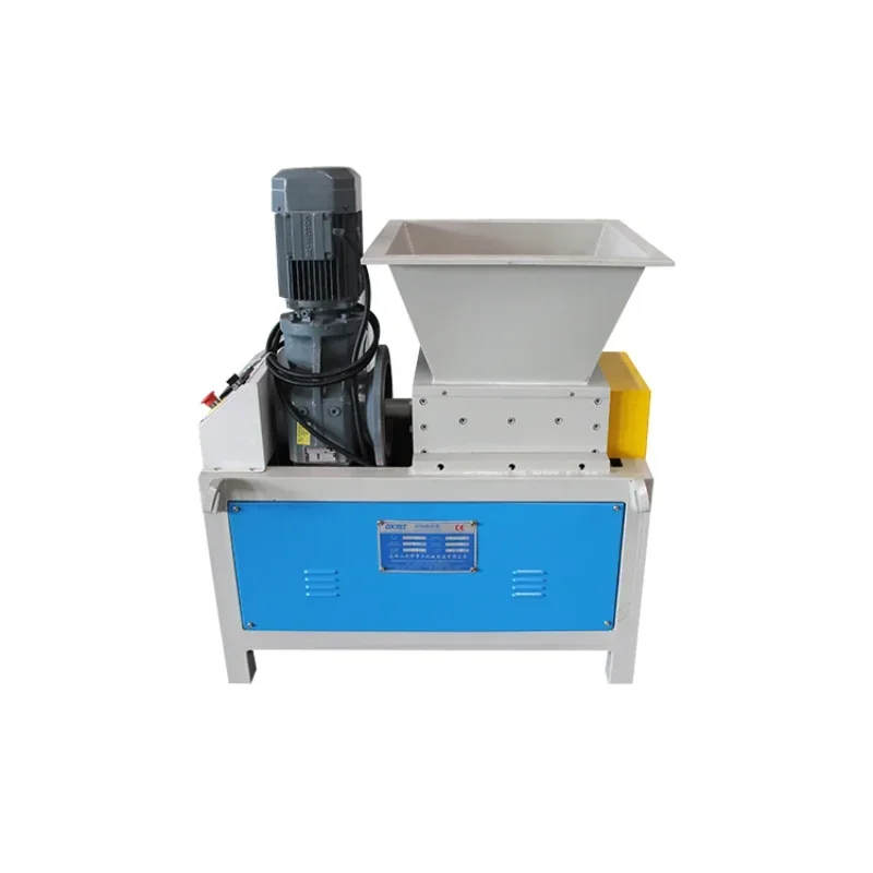 

Professional supplier industrial scrap metal steel car tyre double shaft plastic shredder machine