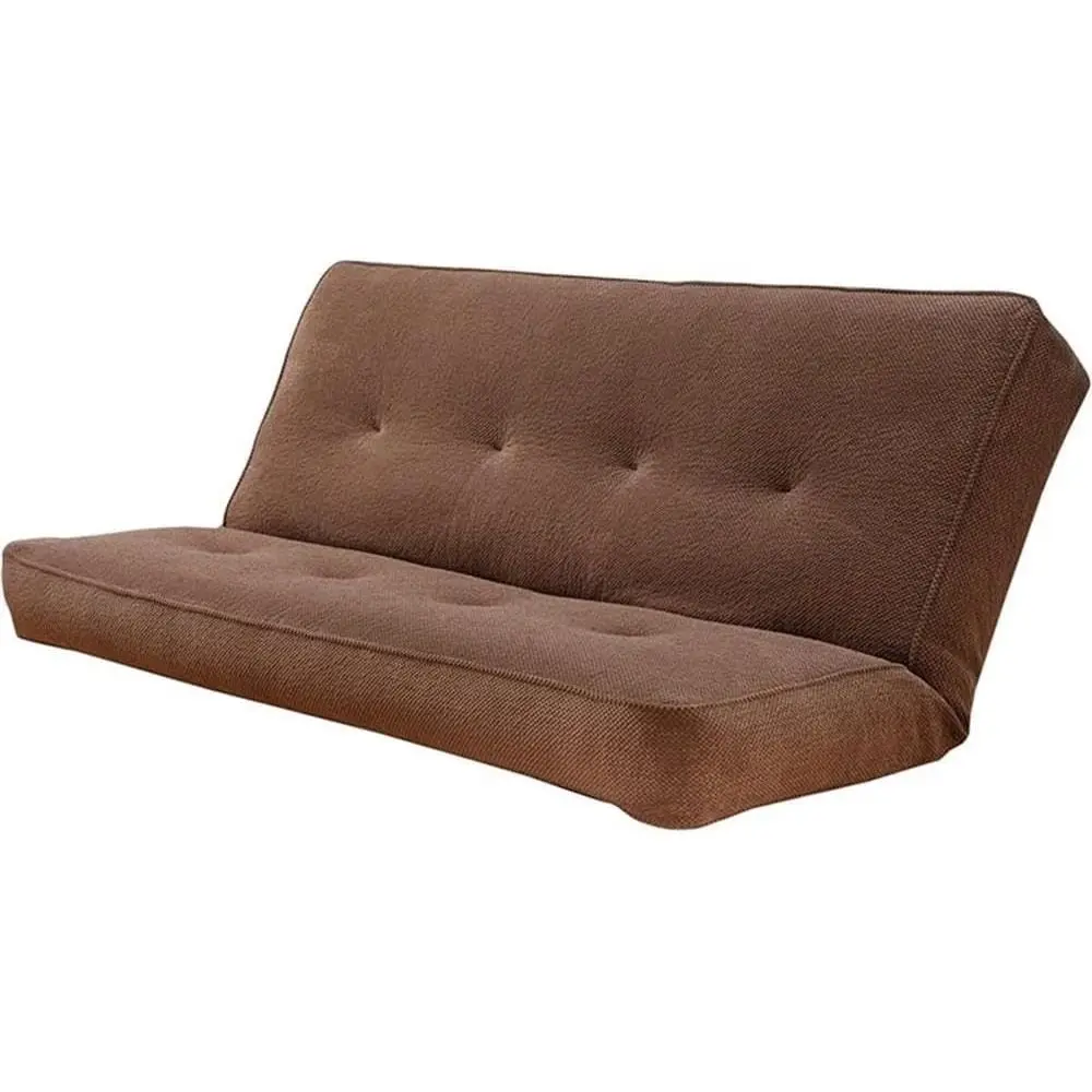 8 Inch Ultra Luxury Linen Sleeper Sofa Bed Mattress, Mocha Brown - Not Included