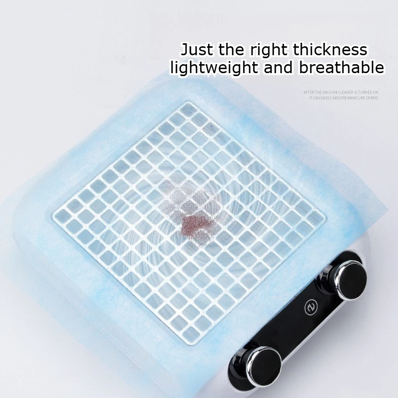 3Colors Disposable Non-woven Filter Cotton For Nail Dust Collector Cuttable Dust Screen Manicure Salon Nail Art Tool Supplies