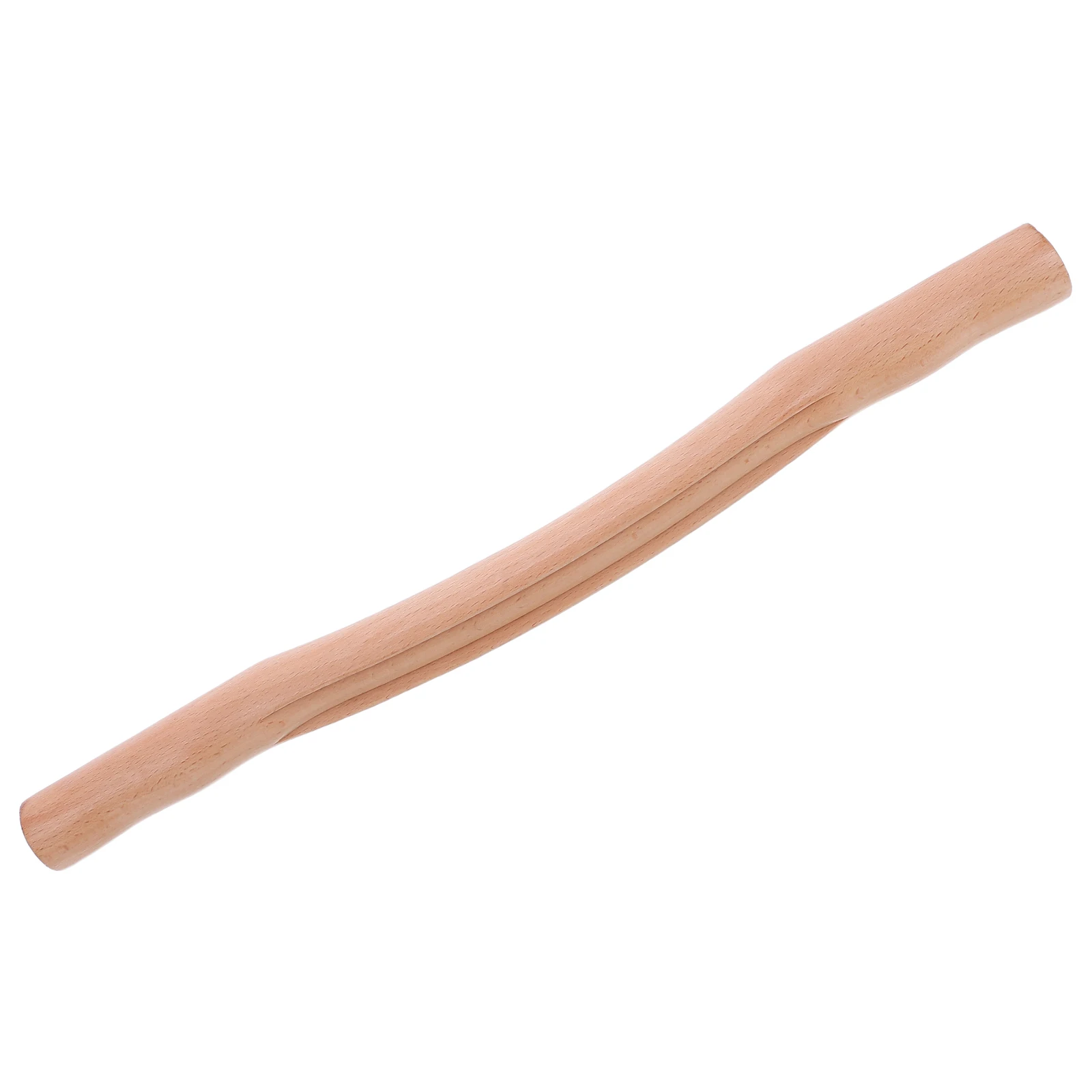 

1pc Solid Wood Whole Neck Massage Sticks Neck Massager Portable Scraping Rod Tool Scraping Sticks For Home Salon Use