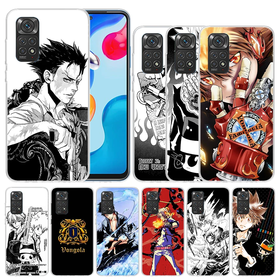 Katekyo Hitman Reborn Cover for Xiaomi Redmi Note 14 13 12 11 Pro Plus Phone Case 12S 11S 11T 11E 10S 10 Pattern Cases Note 12 1