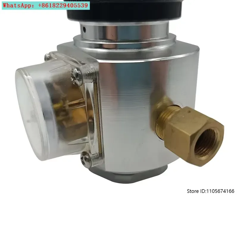 The new mini soda regulator beer barrel set uses an aluminum pressure regulator