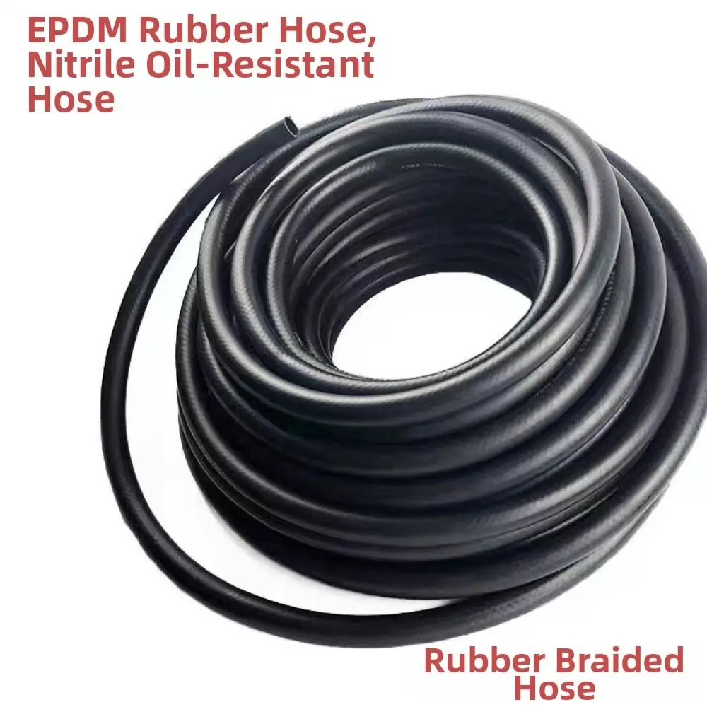 Durable Multifunctional Car Fuel Hoses ID 4 5 6 8 10 12 14mm with Pipe Clamp Diesel Hose Oil Pipe