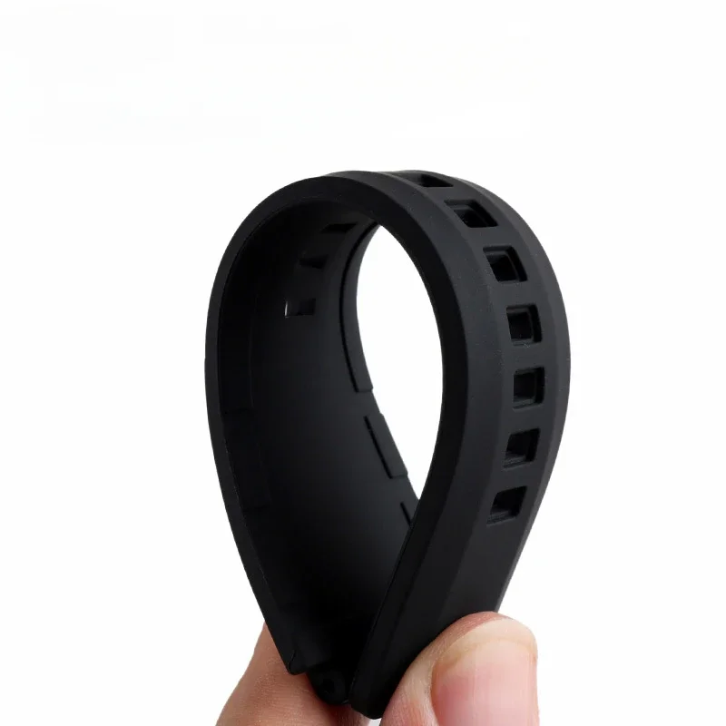 Высококачественные силиконовые ремешки для часов с выпуклым интерфейсом для Bell Ross BR01 BR03, водонепроницаемые аксессуары для часов с защитой от пота, 24 мм