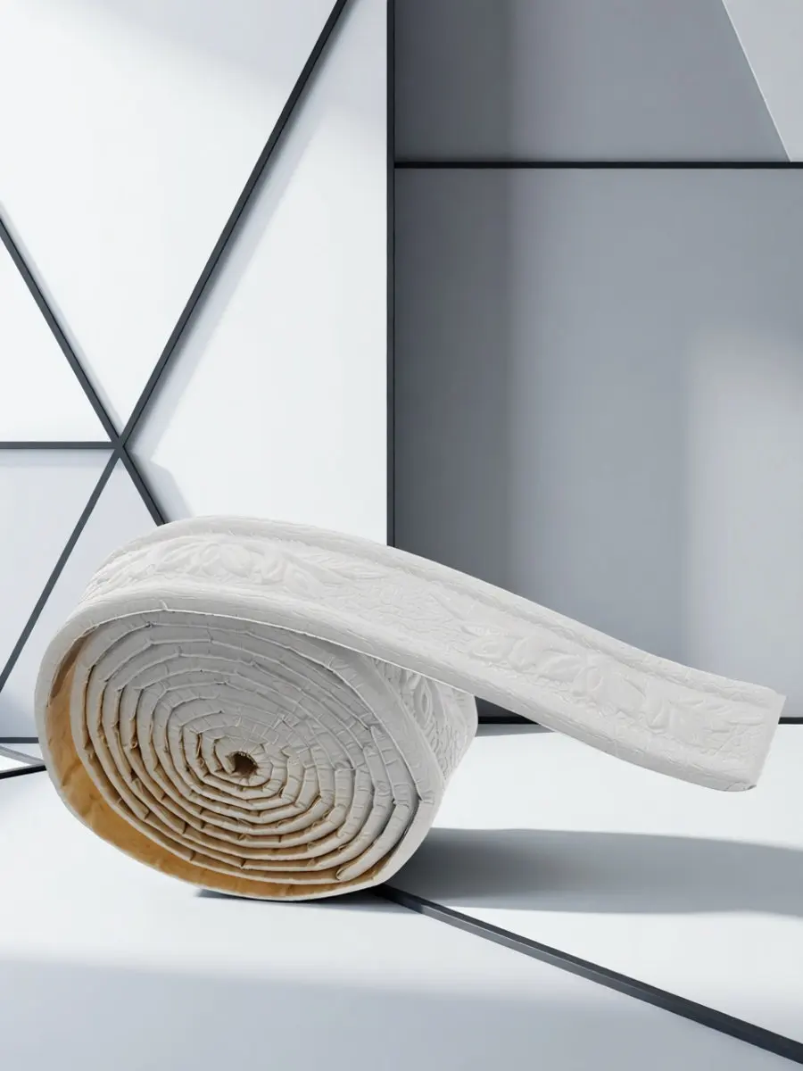 1 Roll Wall Trim Skirting Border Foams Edging Strip Self Adhesive Wallpaper Border Peel Stick Wall Decal Home Living Room