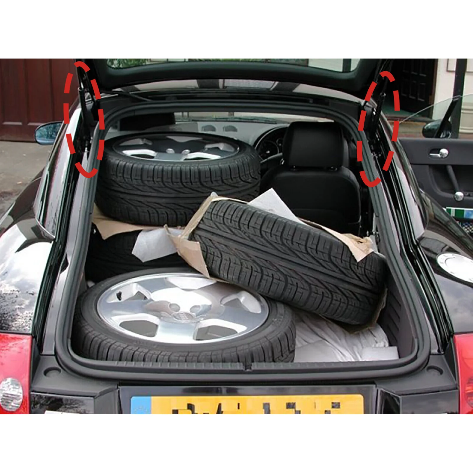 2x Do Audi TT 8J3 Coupe 06-14 Podnośnik gazowy tylnej klapy bagażnika 8J 8827552 — zdjęcie 7