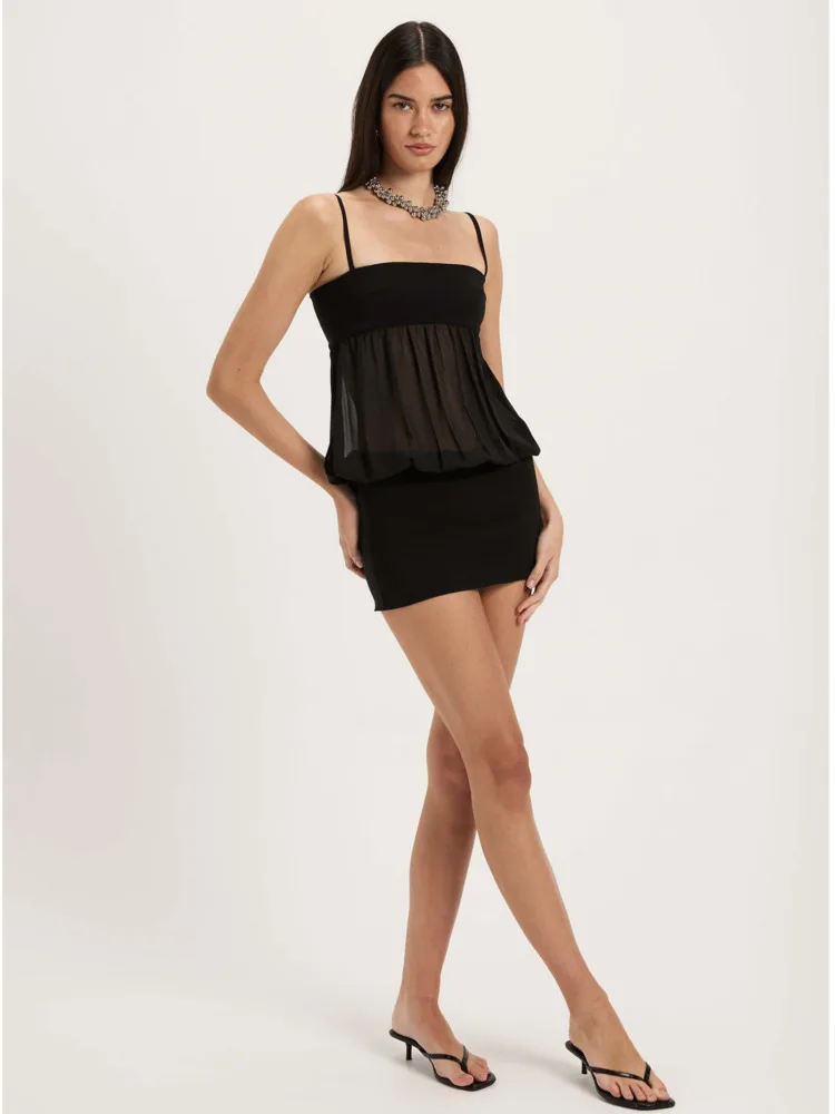 Sukienka XIAOTANG na ramiączkach spaghetti, z wycięciami, elegancka, bez rękawów, z odkrytymi plecami, patchworkowa, dopasowana, idealna na wakacje, plażę i imprezy.