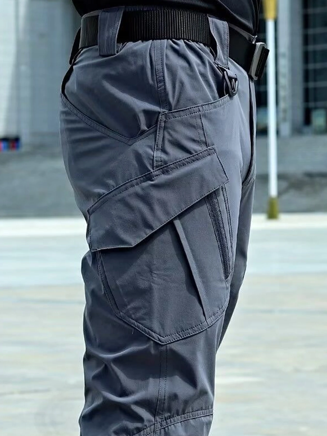 

Charge pants summer ice silk loose straight leg casual long pants men's spring high street trendy brand