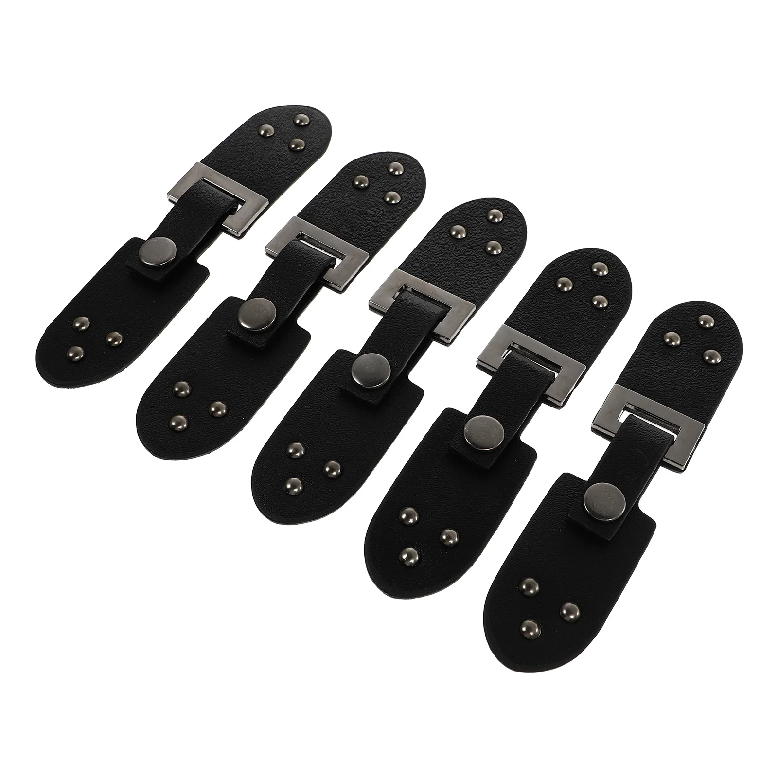 

Trench Coat Belt Buckle Decorative Leatherette Toggle Clasps DIY Buttons Accessories Duffle Shawl Closure Metal