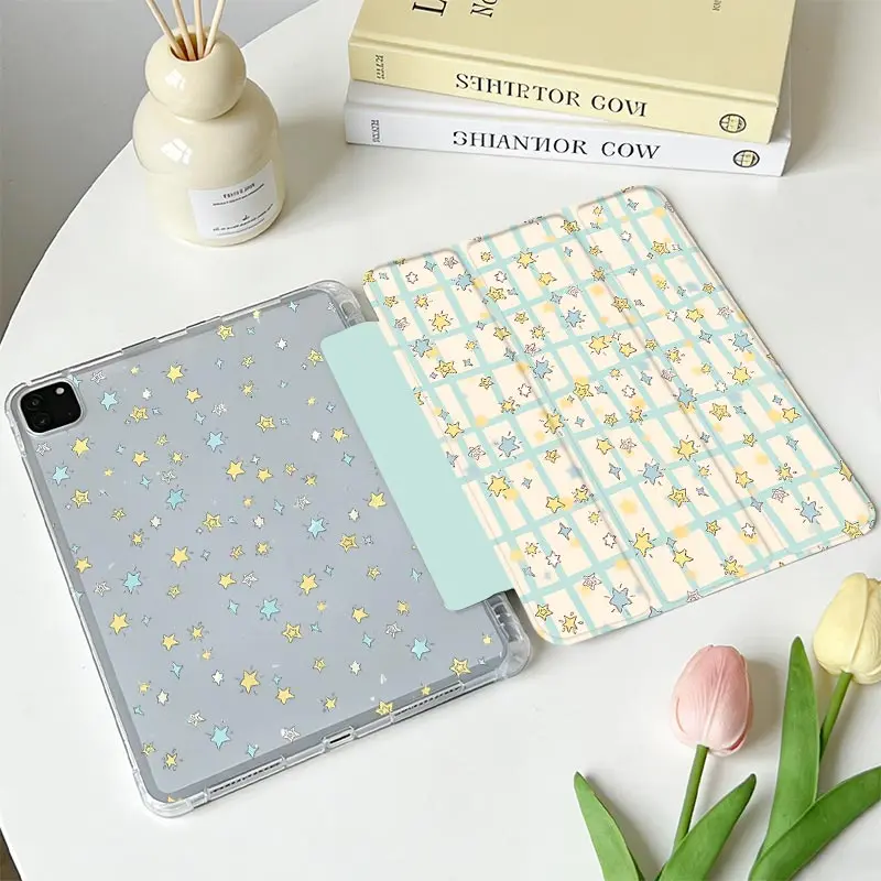 Multi‑Angle Stand Tri‑Fold TPU Soft Shell For Xiaomi Pad 7/7Pro 8/8Pro 11.2 Redmi Pad SE 11 Xiaomi Pad 5/5Pro 6/6Pro 11 inch