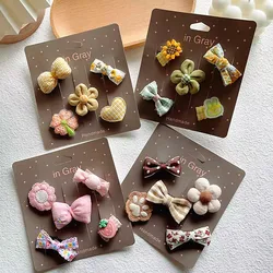5pcs Dog Bows Dog Cat Grooming Bows Fashion Pet Dog Hair Clips Puppy Bowknot Hairpin Pet Puppy Grooming Hair Accessories