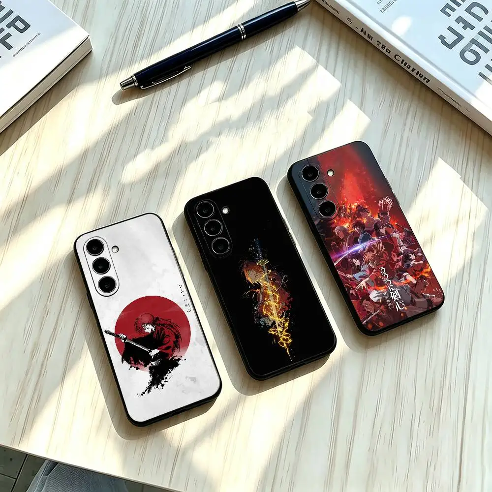 K-Kenshin Bushido Katana sword anime Phone Case For Samsung A73 20,21s,22,31,32,52,53,72 Soft Black Shockproof Cover