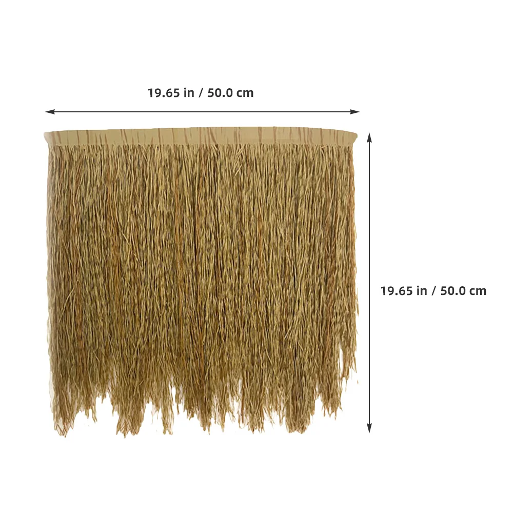 

3Pcs Simulation Straw Roof Artificial Thatch Cover Decorative Straw Roof for Garden Lawn Restaurant Landscape Decoration