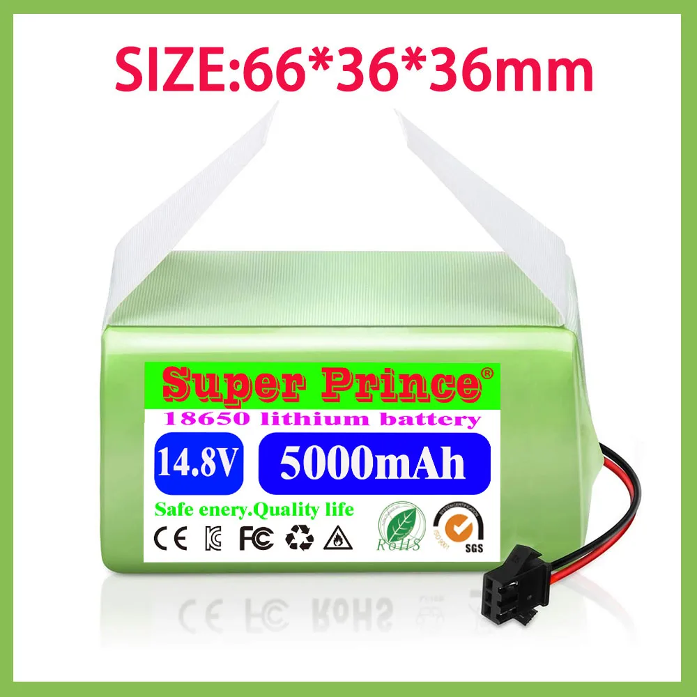 

New 5000mAh Battery Replacement for Lefant M210 M210B M210P M213 M213S Robot Vacuum Cleaner 14.4V 4S1P
