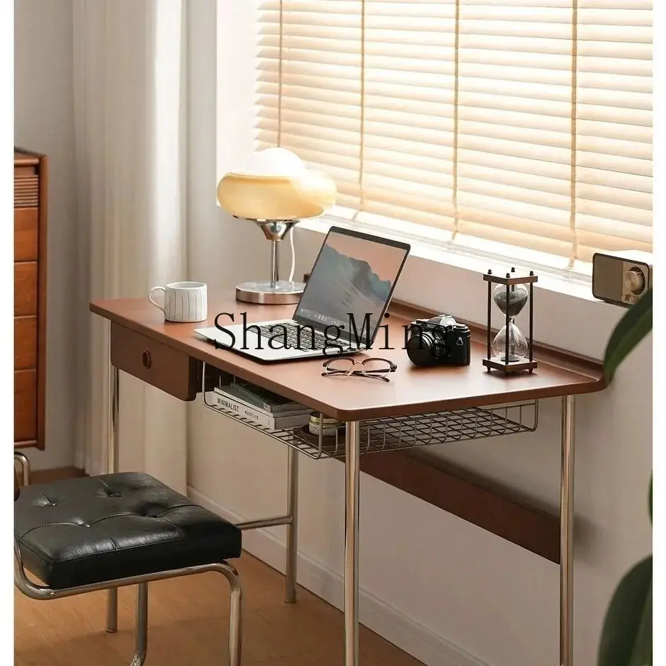 

SM medieval solid wood retro desk household small apartment simple writing desk table