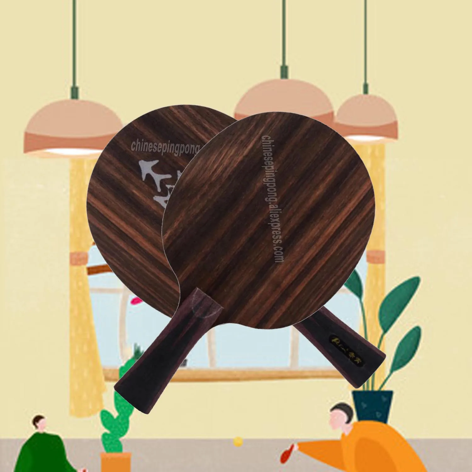 

Palio CX Chixiao 7 Wooden Ebony Attack+Loop OFF Table Tennis Blade for Ping Pong Racket Chixiao