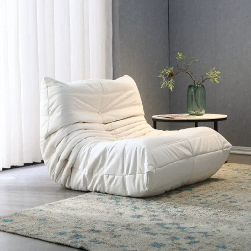 Caterpillar Sofa, Bedroom, Living Room, Lazy Sofa, Creamy Style, Can Lie Down or Sleep, Leisure Balcony,Single Chair Luxury Sofa