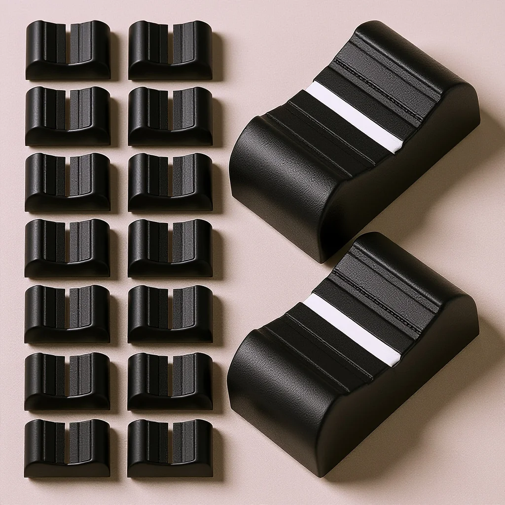 20 قطعة قبعات دفع خلاط المنزلق ترويسة المقابض البلاستيك استبدال ل مستقيم الجهد وحدة التحكم خلاط التحكم الصوتي الملحقات #1