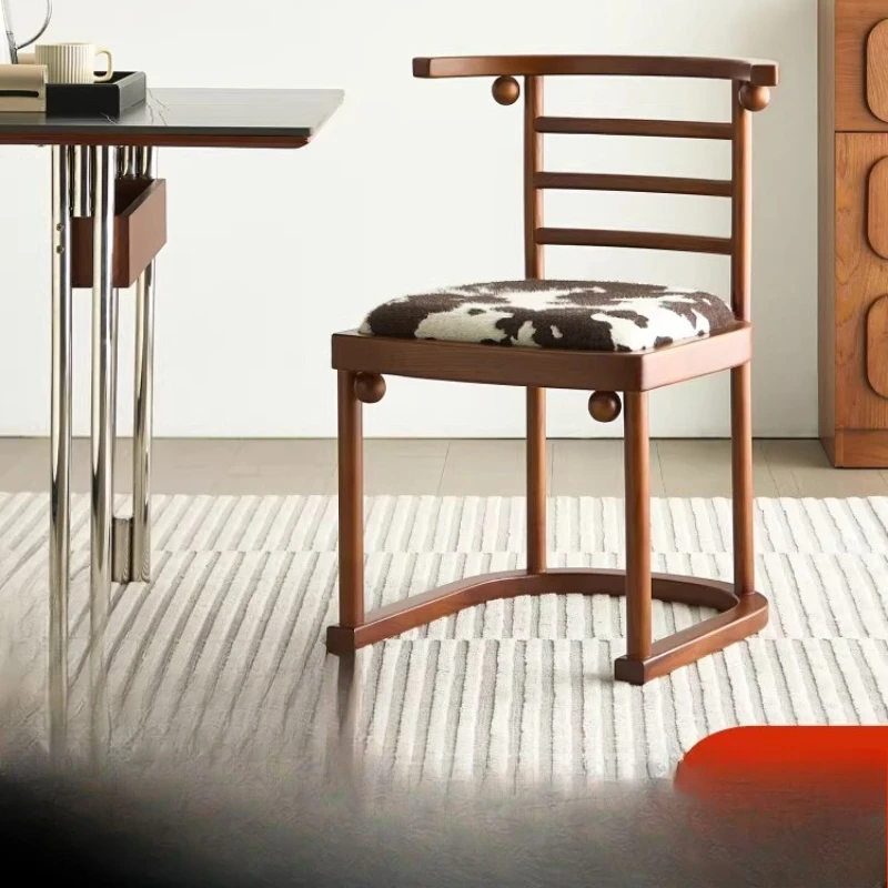 

Medieval ash wood back dining chair