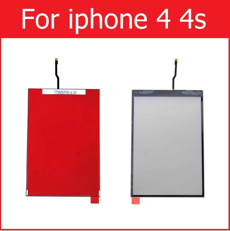 Genuine LCD Display Backlight Panel For iPhone 4 4s 5 5s 5c SE 6 6 plus lcd screen back light film cell phone replacement parts