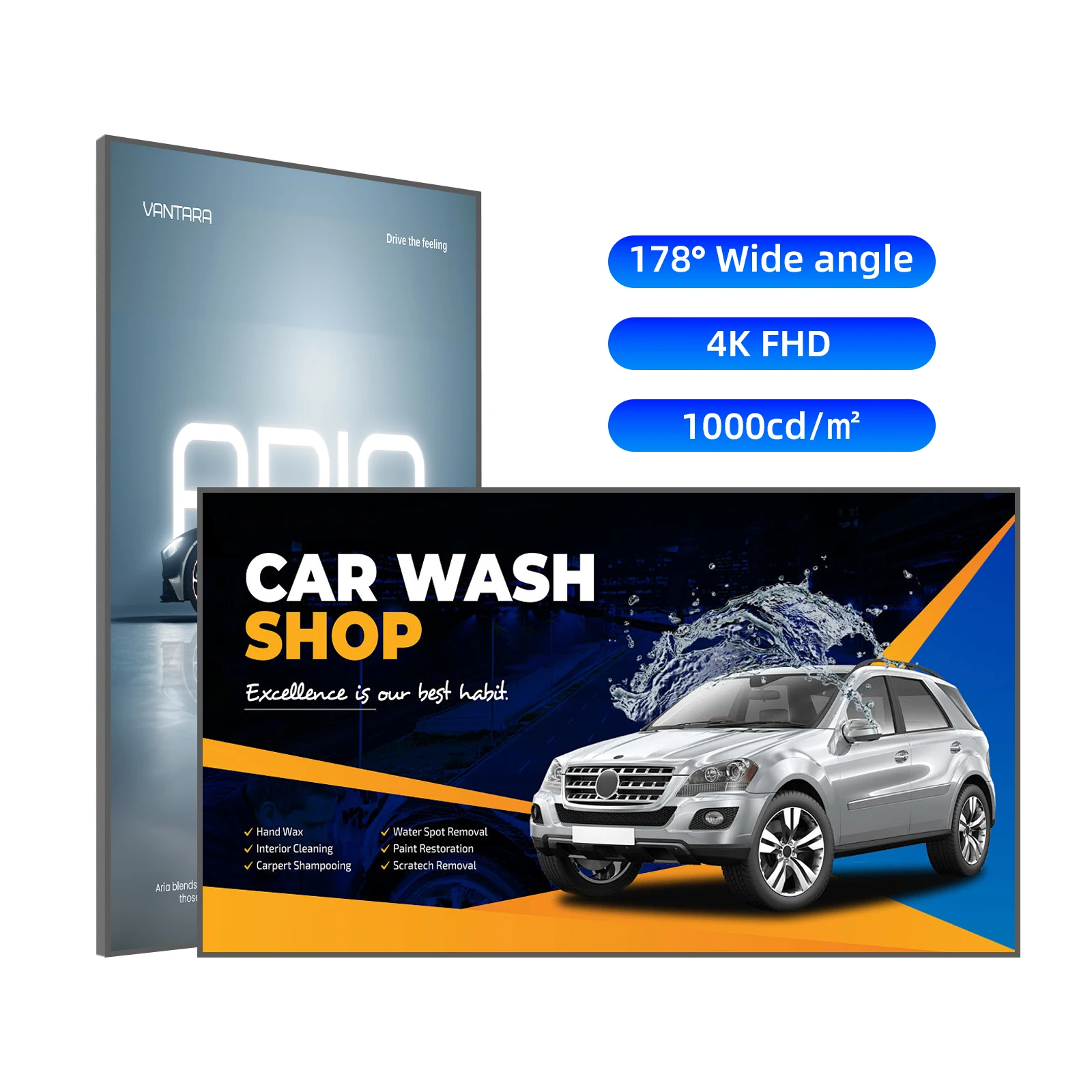 

43/55/65/75/86-дюймовый настенный рекламный ЖК-дисплей на Android 11 для помещений, яркость 1000 кд/м², для торговых центров