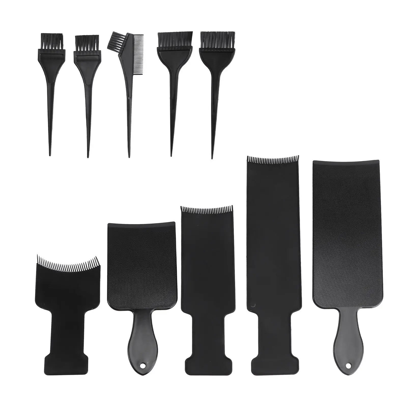 

10Pcs Hair Coloring Tool Set Premium Highlighting Board Hair Dye Brush for Damage Free Root Protection Salon Grade Home Use
