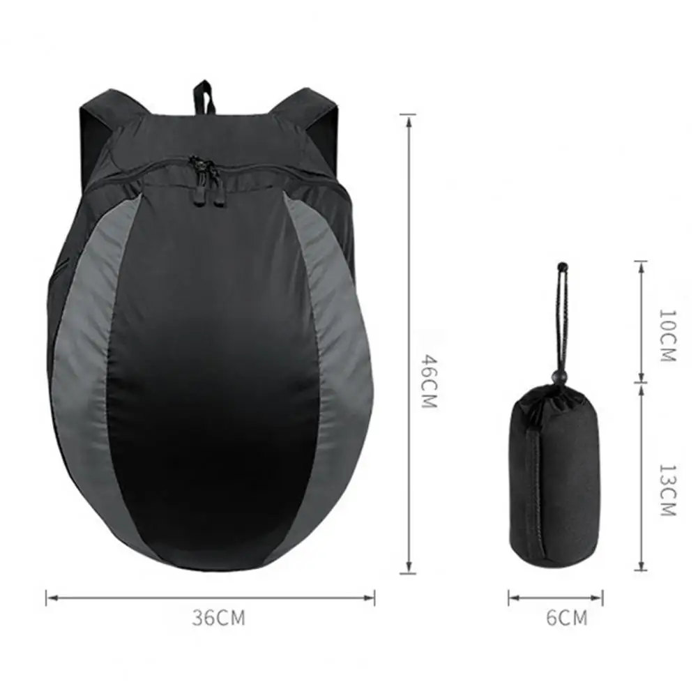 Mochila de nailon para casco de motocicleta, bolsa de almacenamiento plegable, equipo de equitación al aire libre, se mantiene seco, única