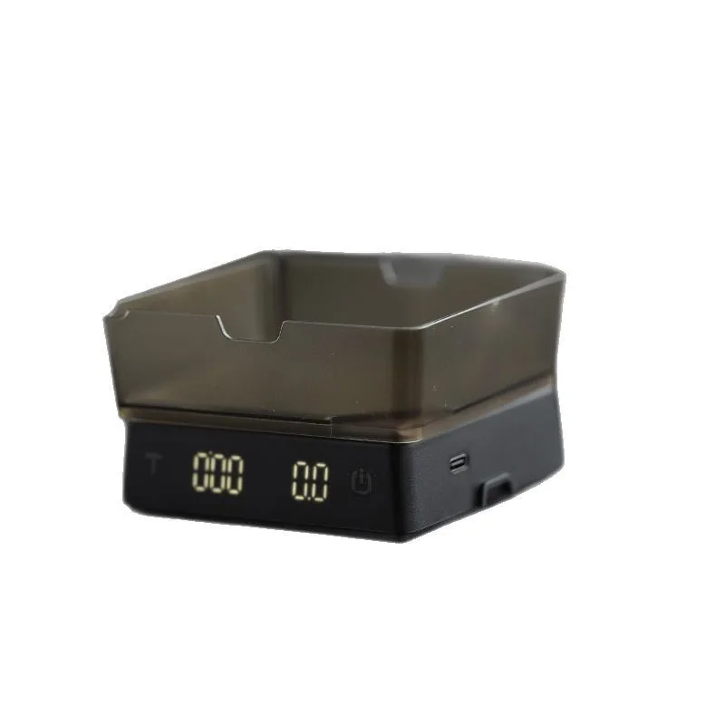 

Coffee timing electronic scale Walnut solid wood small coffee scale Special electronic scale for coffee beans