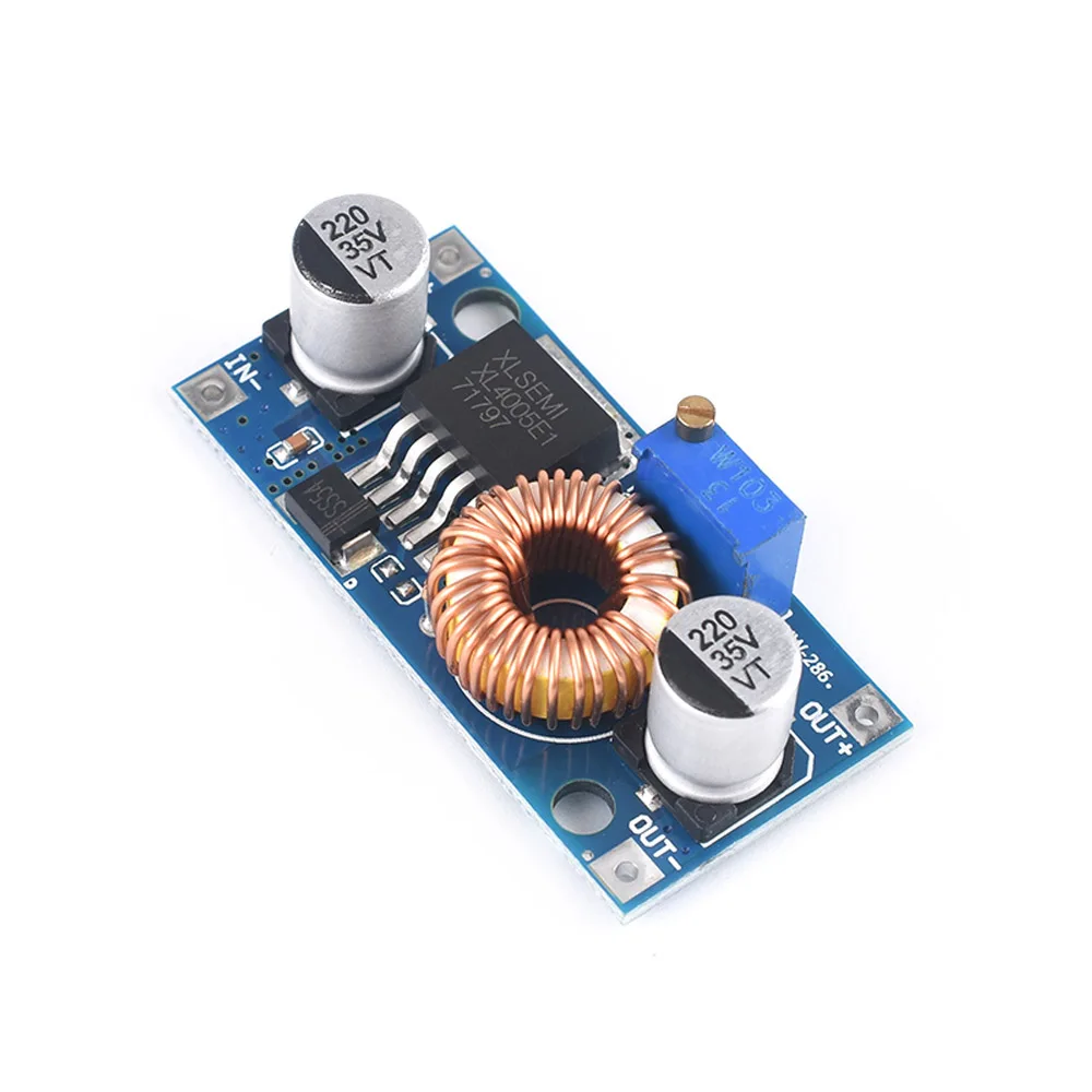 

75W High Power 5-32V to 0.8V-24V Buck Power Board XL4005 DC-DC Converter Voltage Adjustable Step-down 5A Power Supply Module