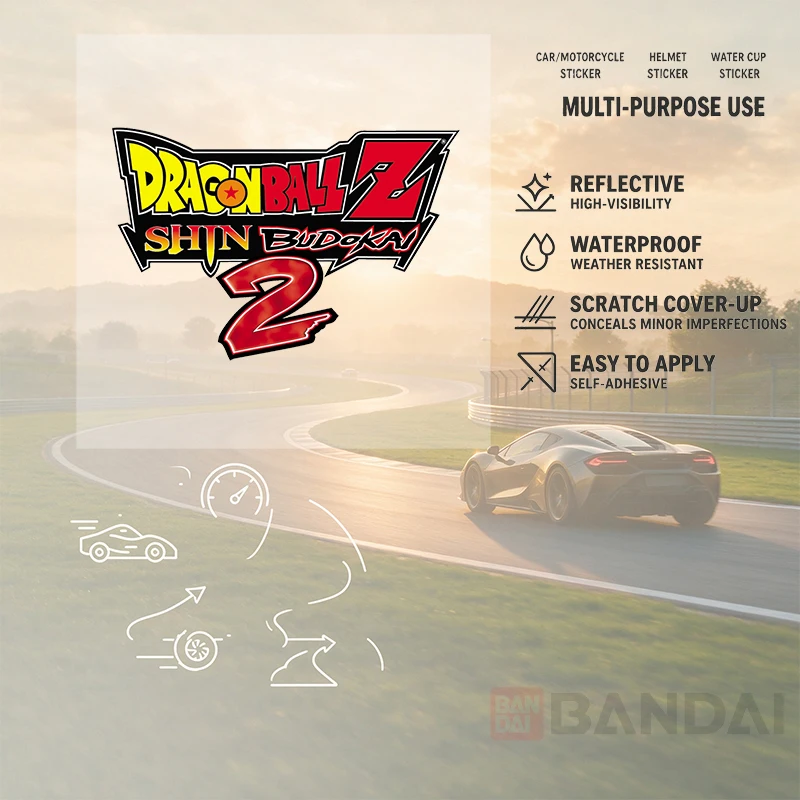 Retro Anime Game Logo Car Stickers Vinyl Decal Waterproof Die Cut for Car Window Bumper Laptop Motorcycle Helmet Auto Decor